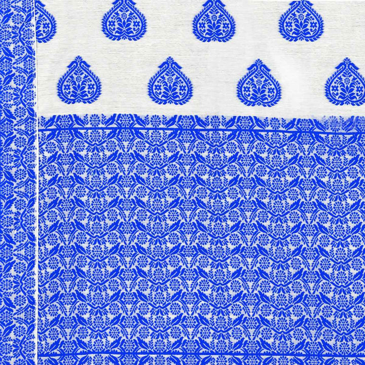 Weaving Dhaga Work AC Cotton* Mekhela Sador - King Khap & Small Buti