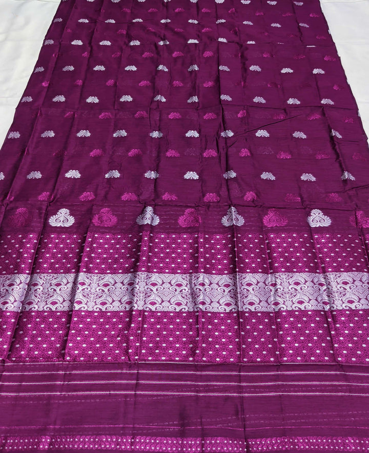 ৰং কৰা গুনা এ চি কটন মেখলা চাদৰ
