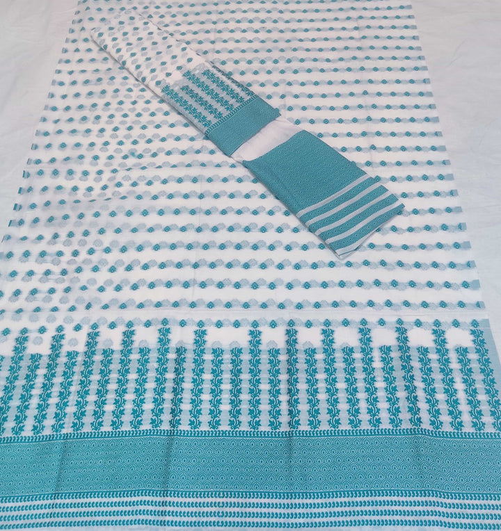 Weaving Dhaga Work AC Cotton* Mekhela Sador - Lata Aachal & Small Buti