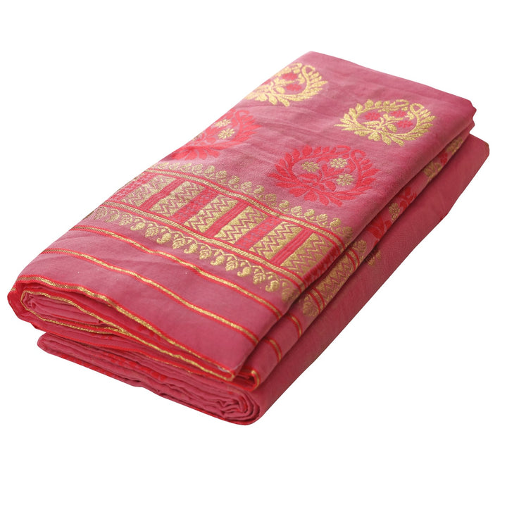 Jari-Dhaga AC Cotton* Mekhela Sador - King Khap With Miri Buti