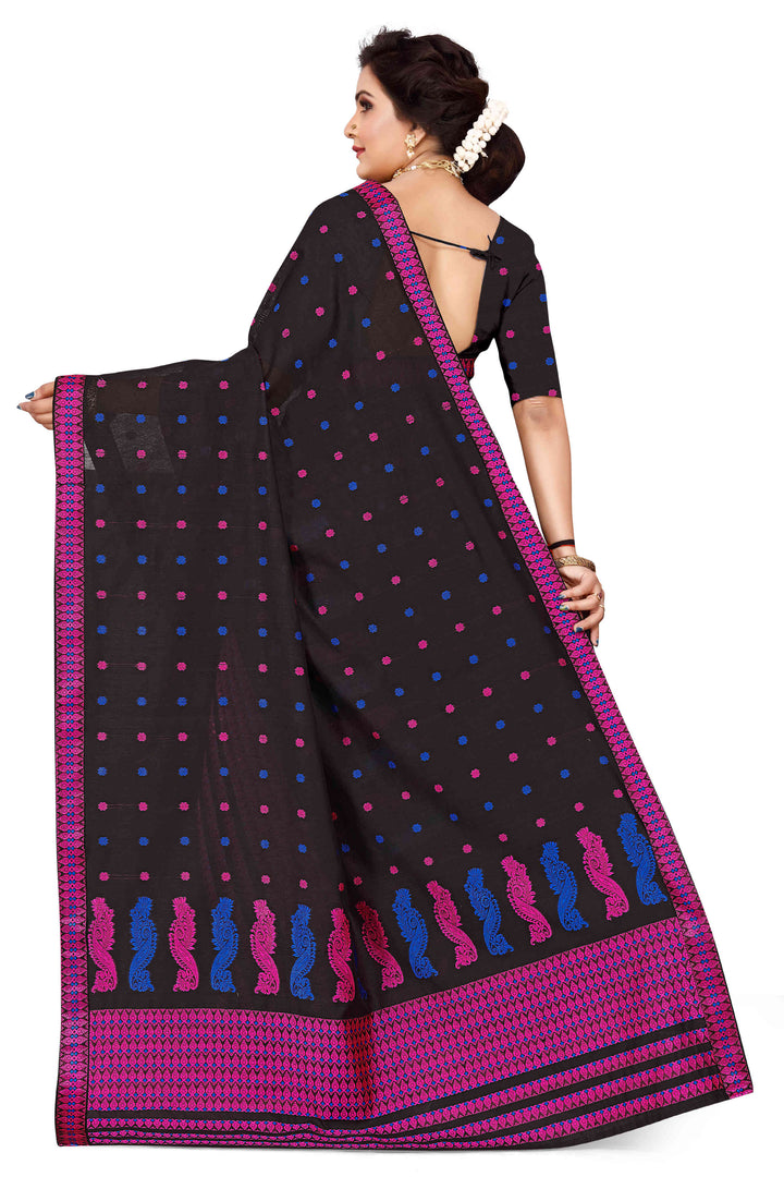 Weaving Two-Dhaga Work AC Cotton* Mekhela Sador