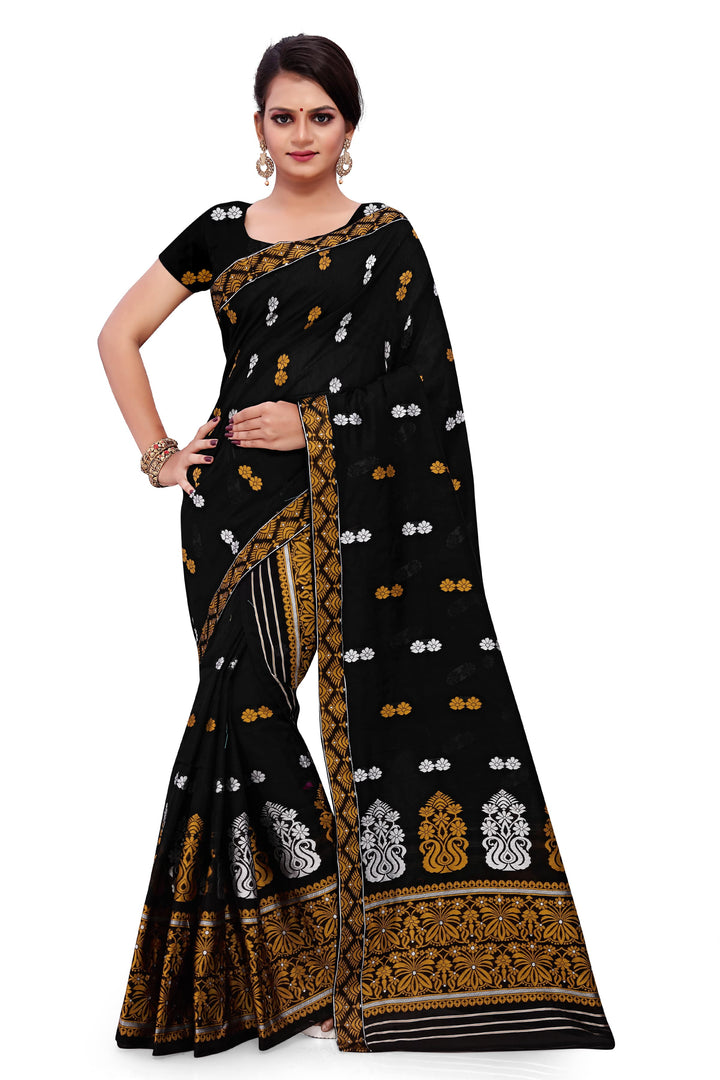 Weaving Two-Dhaga Work AC Cotton* Mekhela Sador
