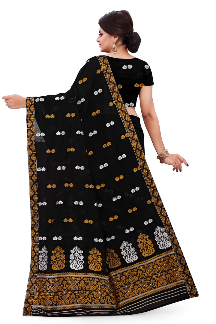 Weaving Two-Dhaga Work AC Cotton* Mekhela Sador