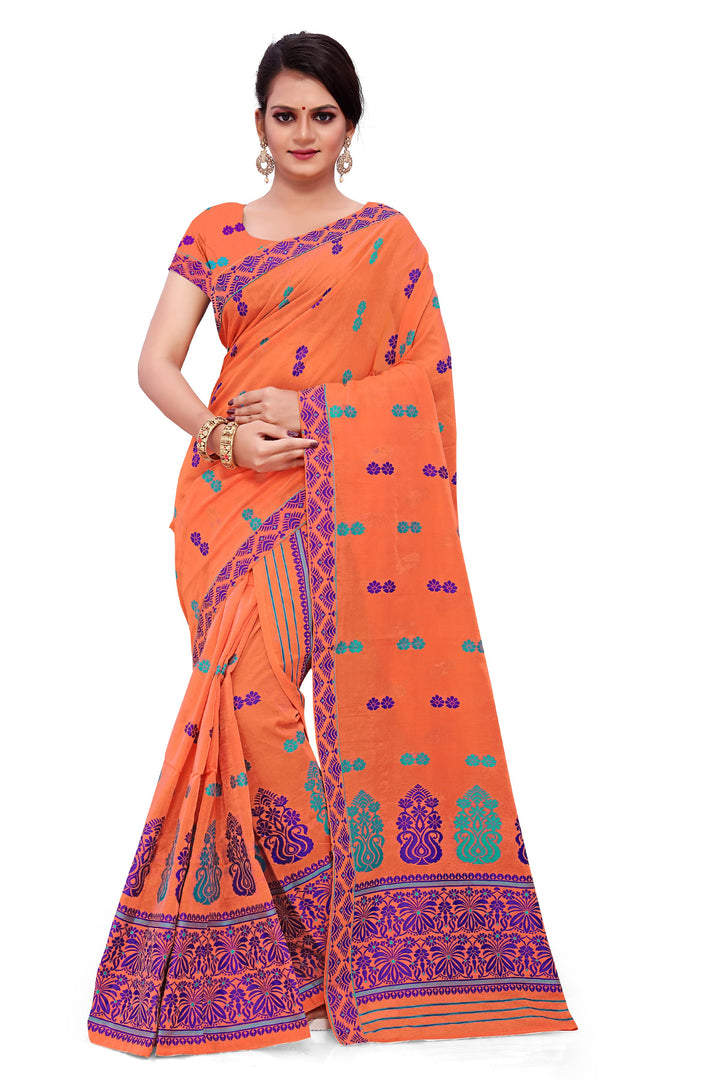 Weaving Two-Dhaga Work AC Cotton* Mekhela Sador