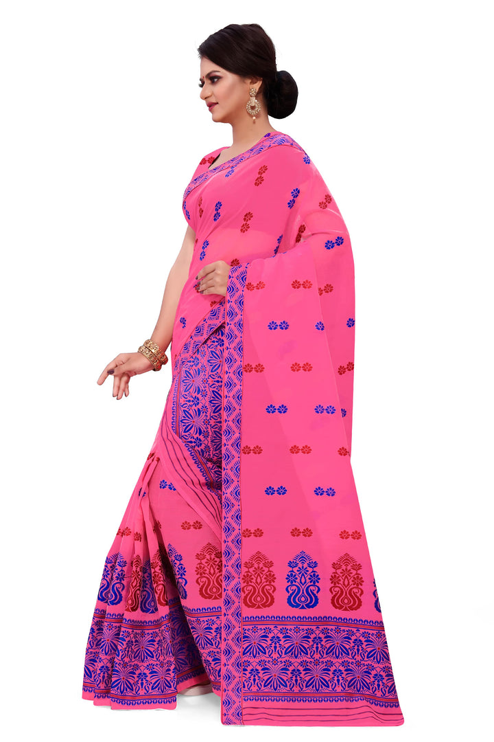 Weaving Two-Dhaga Work AC Cotton* Mekhela Sador