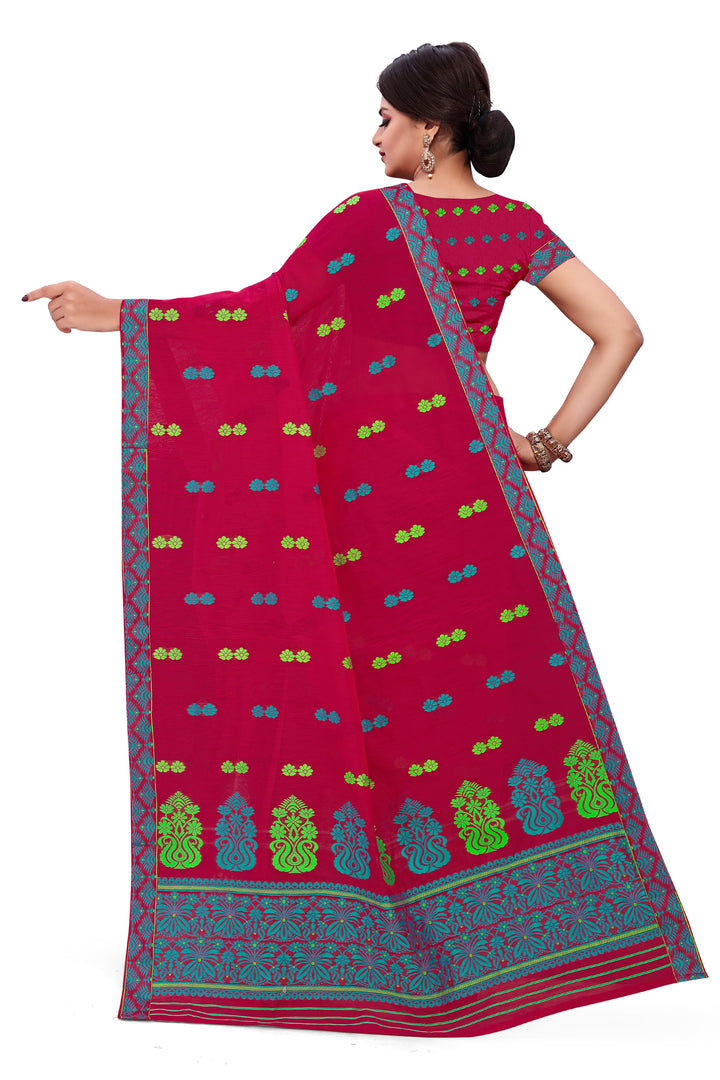Weaving Two-Dhaga Work AC Cotton* Mekhela Sador