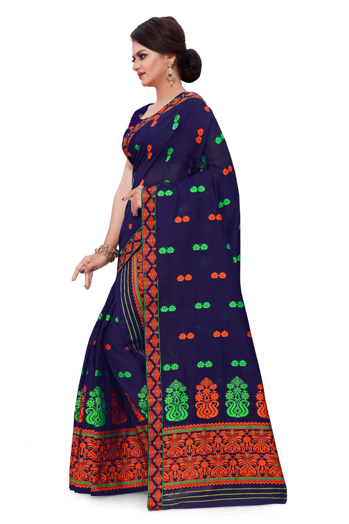 Weaving Two-Dhaga Work AC Cotton* Mekhela Sador