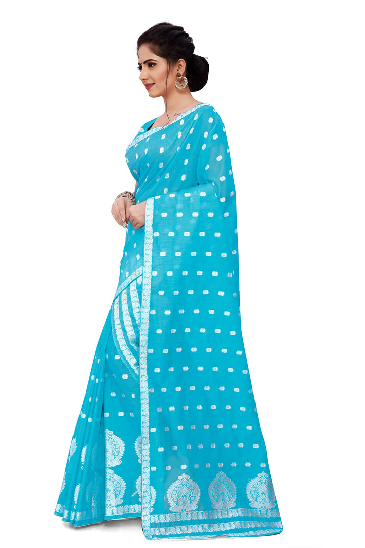 Weaving Dhaga Work AC Cotton* Mekhela Sador - King Khap