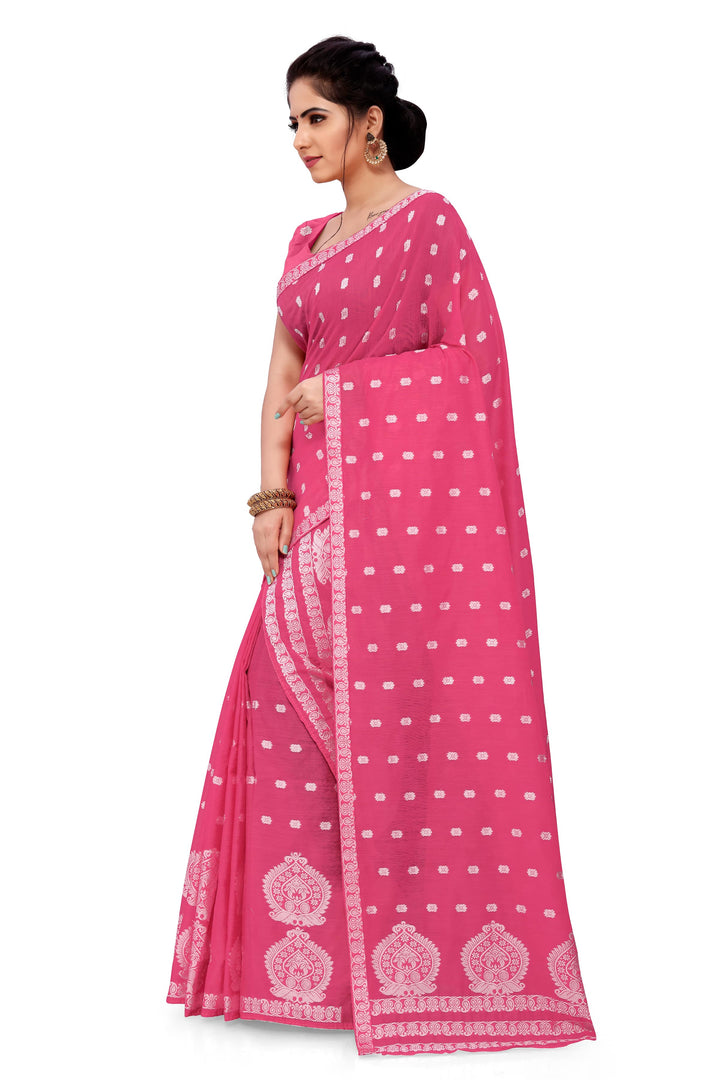 Weaving Dhaga Work AC Cotton* Mekhela Sador - King Khap