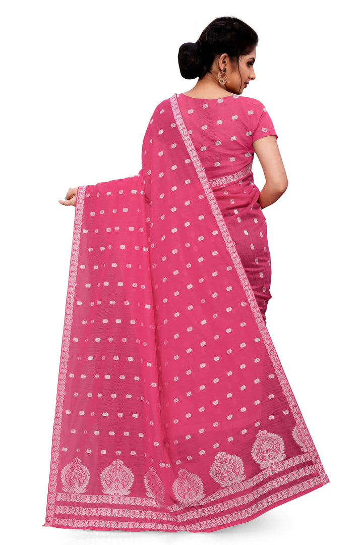 Weaving Dhaga Work AC Cotton* Mekhela Sador - King Khap