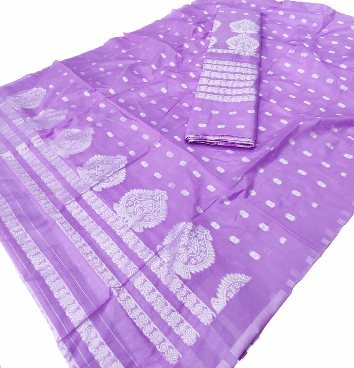 Weaving Dhaga Work AC Cotton* Mekhela Sador - King Khap