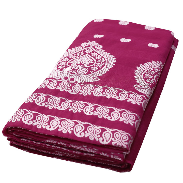 Weaving Dhaga Work AC Cotton* Mekhela Sador - King Khap