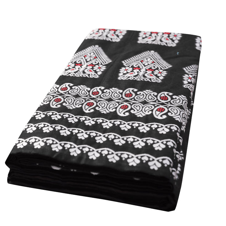 Weaving Dhaga Work AC Cotton* Mekhela Sador - Moor & Miri