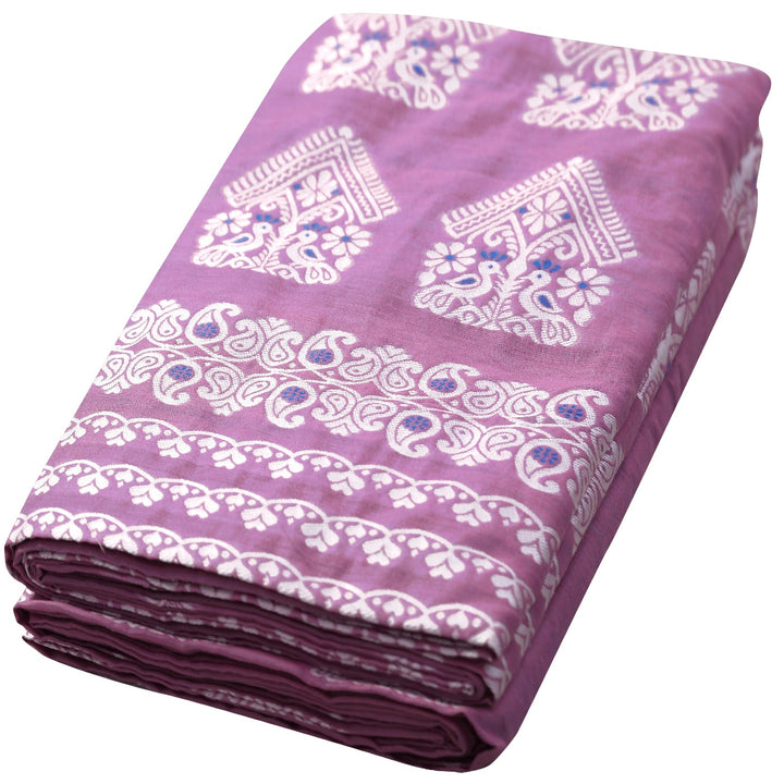 Weaving Dhaga Work AC Cotton* Mekhela Sador - Moor & Miri