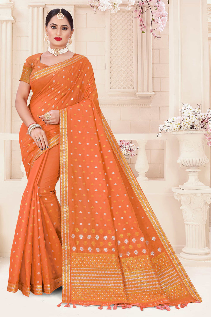 AC Cotton* Woven Assamese Saree