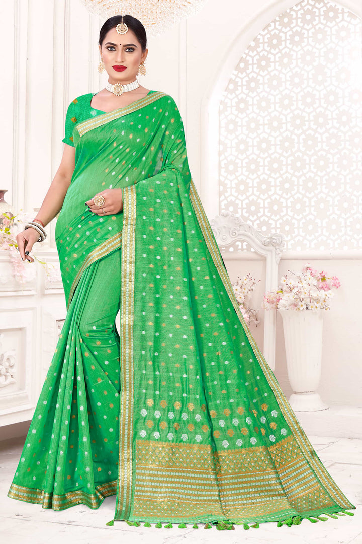 AC Cotton* Woven Assamese Saree