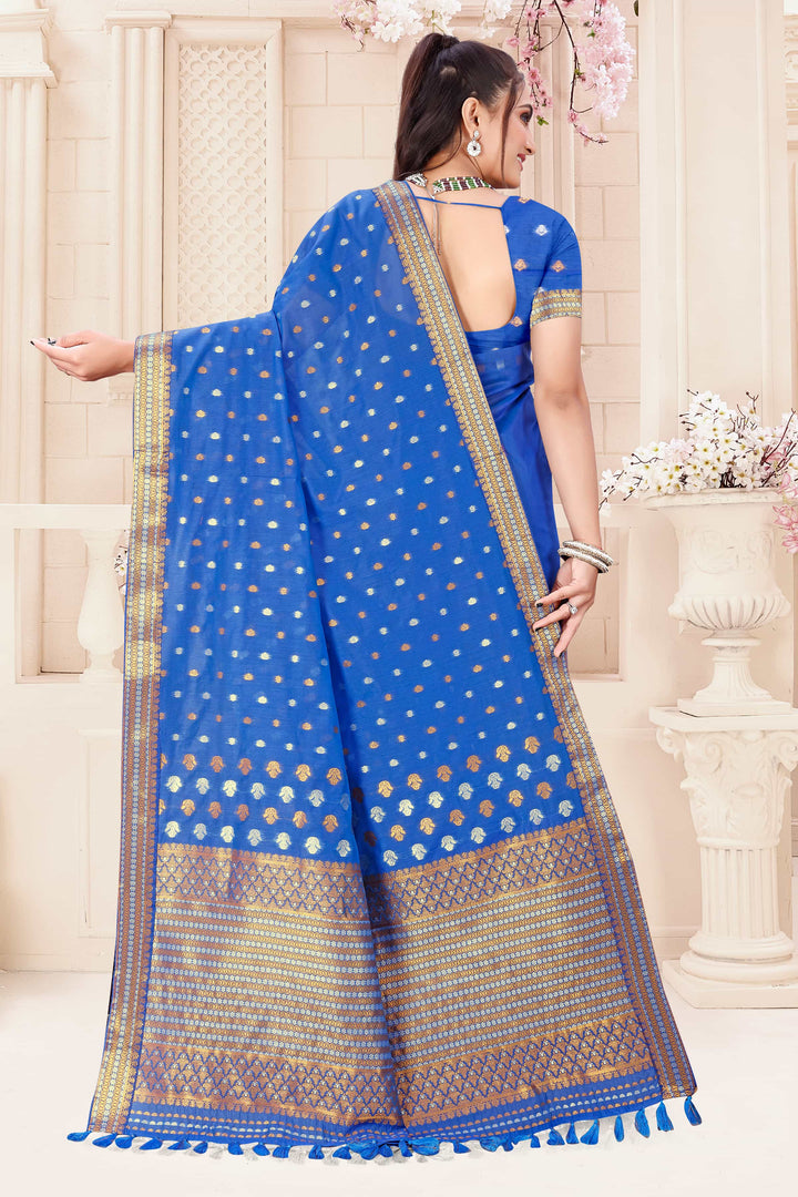 AC Cotton* Woven Assamese Saree