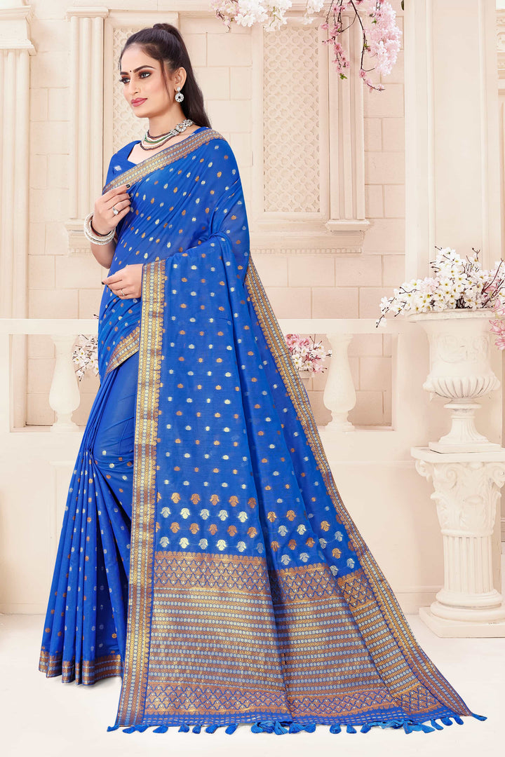 AC Cotton* Woven Assamese Saree
