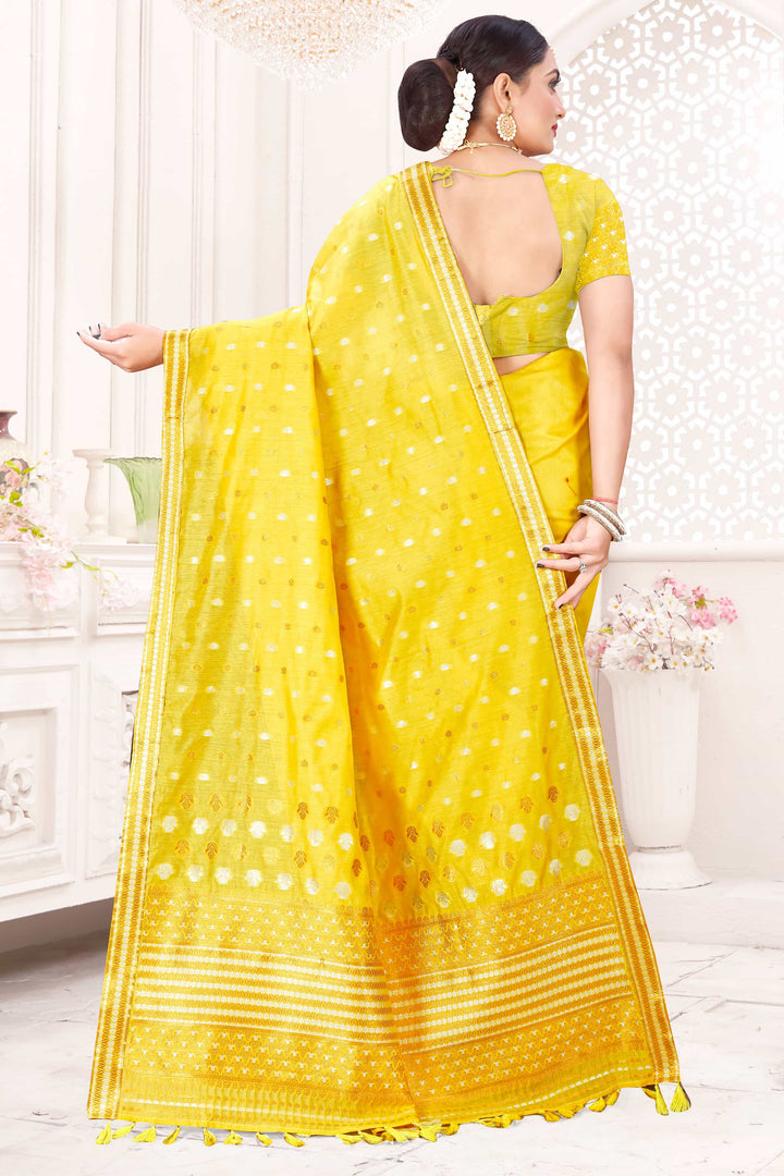 AC Cotton* Woven Assamese Saree