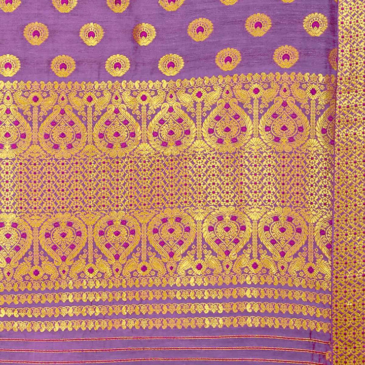 Gold Jari AC Cotton* Mekhela Chador