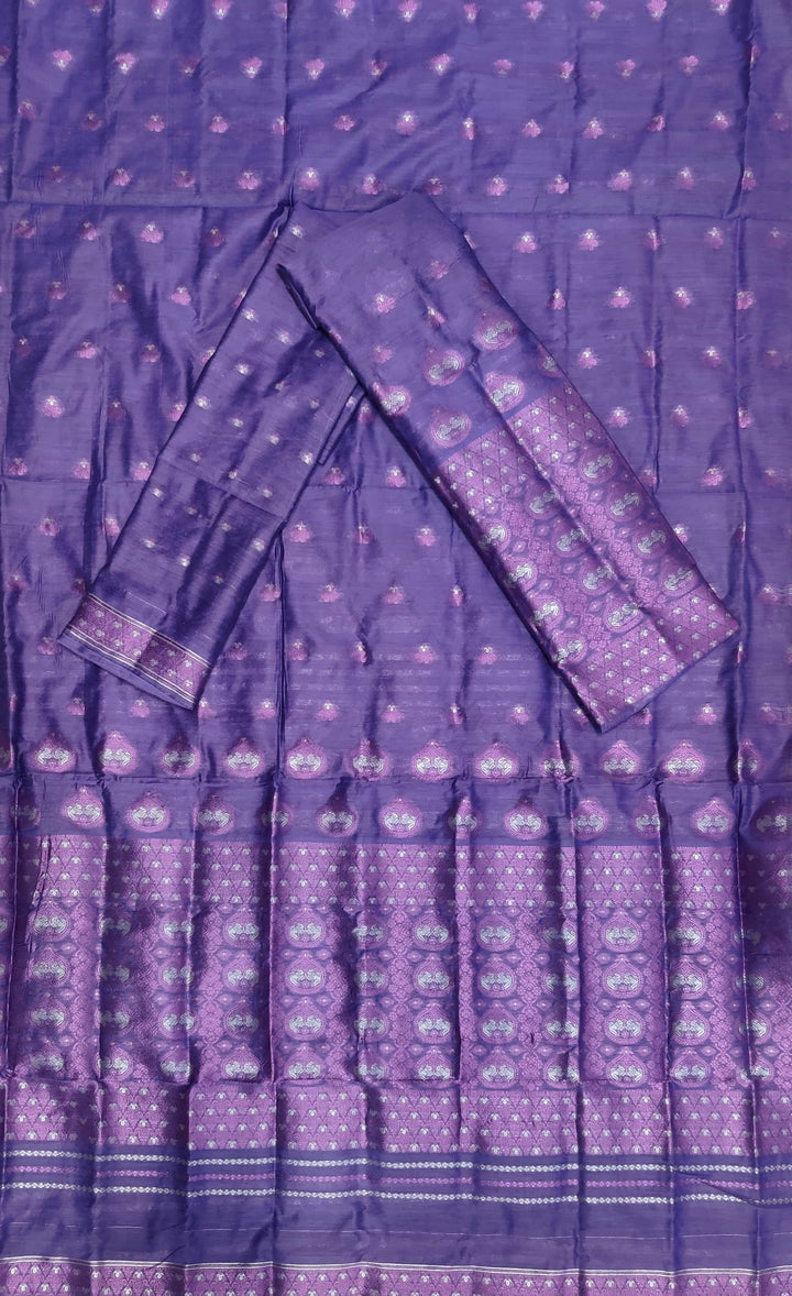 ৰং কৰা গুনা এ চি কটন মেখলা চাদৰ