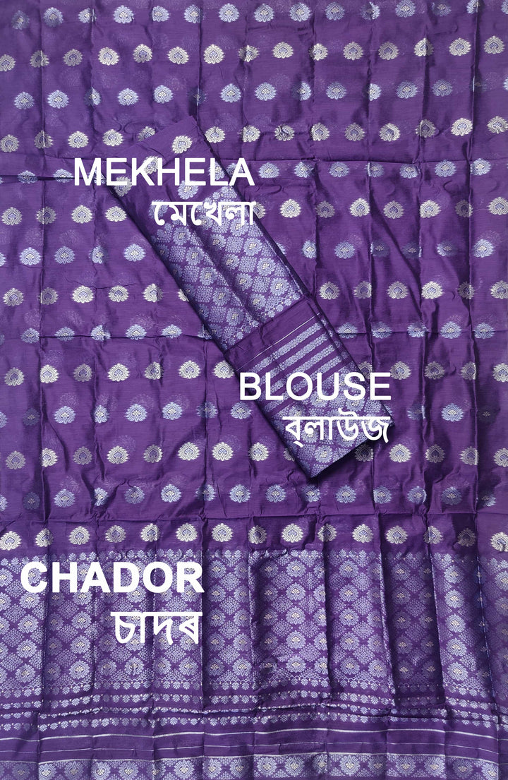 Colouring Jari AC Cotton* Mekhela Sador