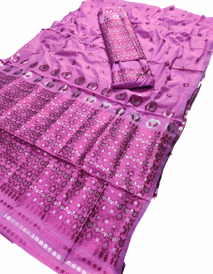 Colouring Jari AC Cotton* Mekhela Sador