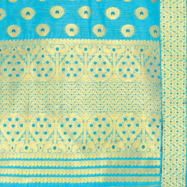 Gold Jari AC Cotton* Mekhela Chador