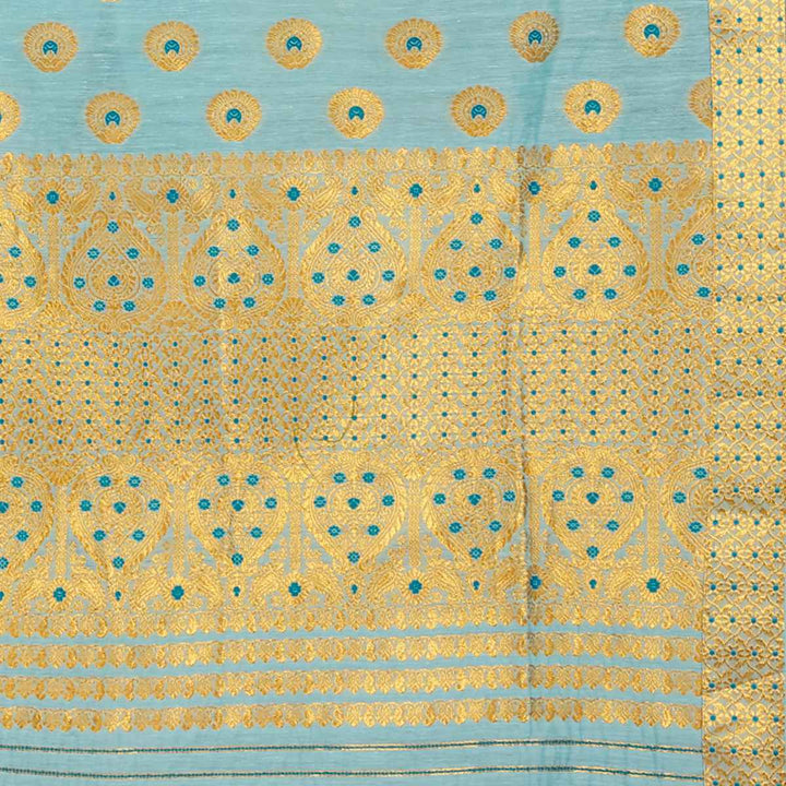 Gold Jari AC Cotton* Mekhela Chador