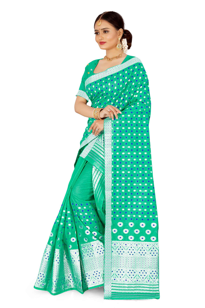 বগা গুনা এ চি কটন মেখলা চাদৰ 