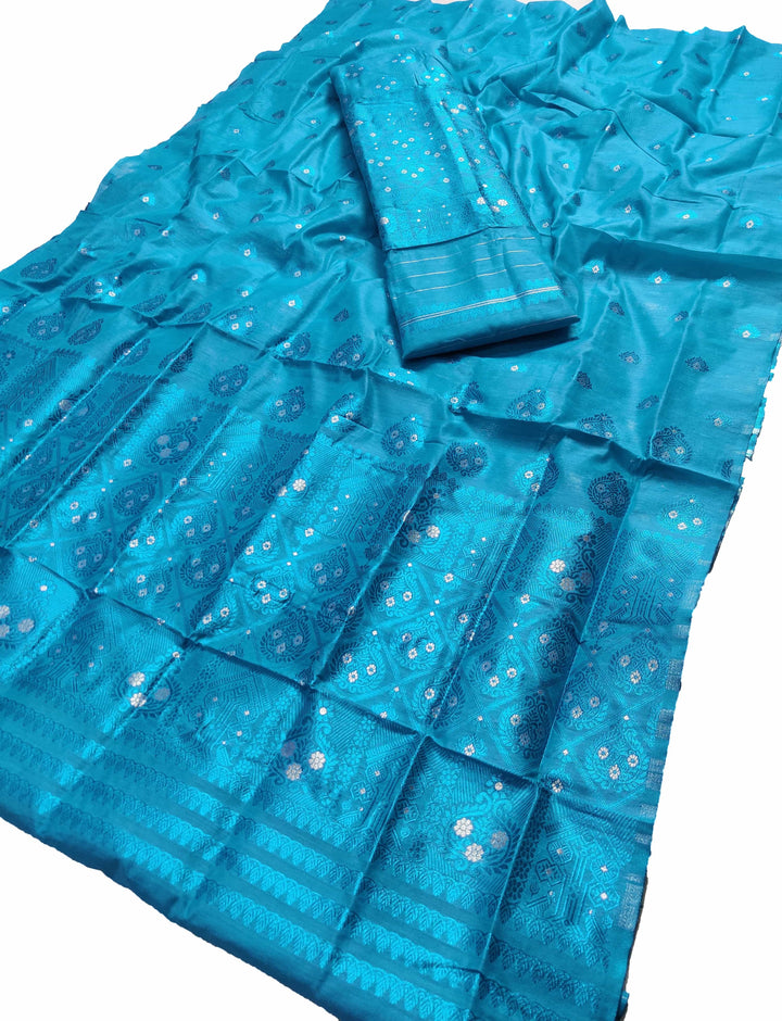 Colouring Jari AC Cotton* Mekhela Sador