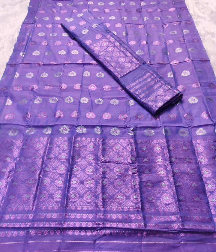 Colouring Jari AC Cotton* Mekhela Sador