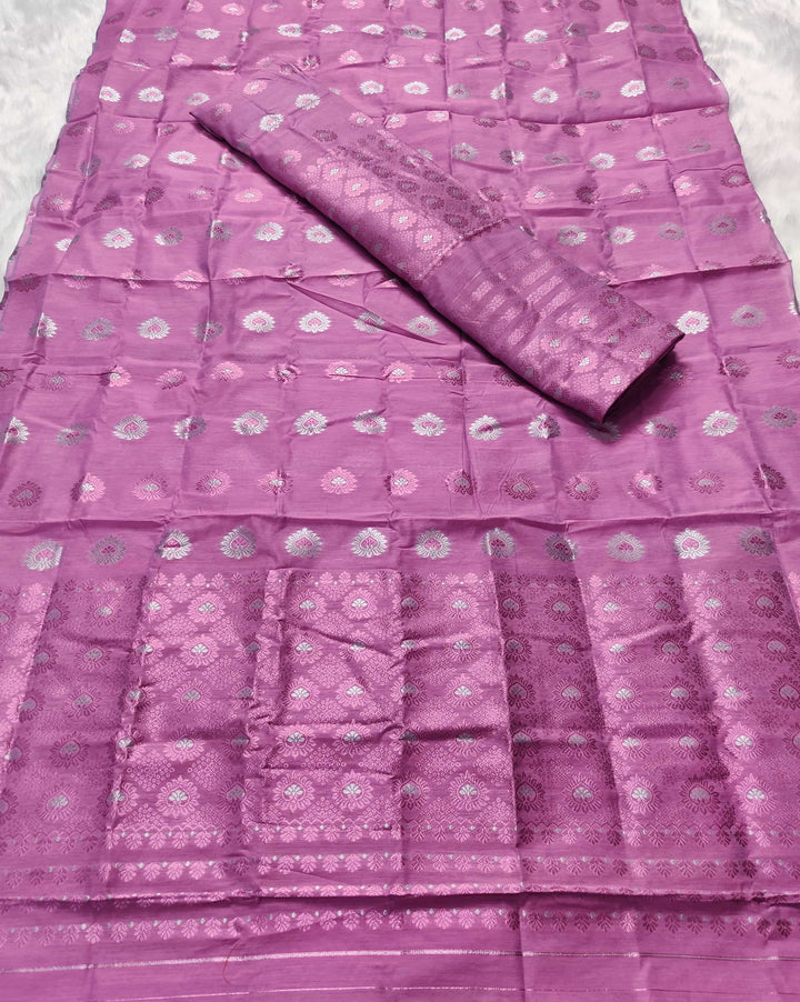 Colouring Jari AC Cotton* Mekhela Sador