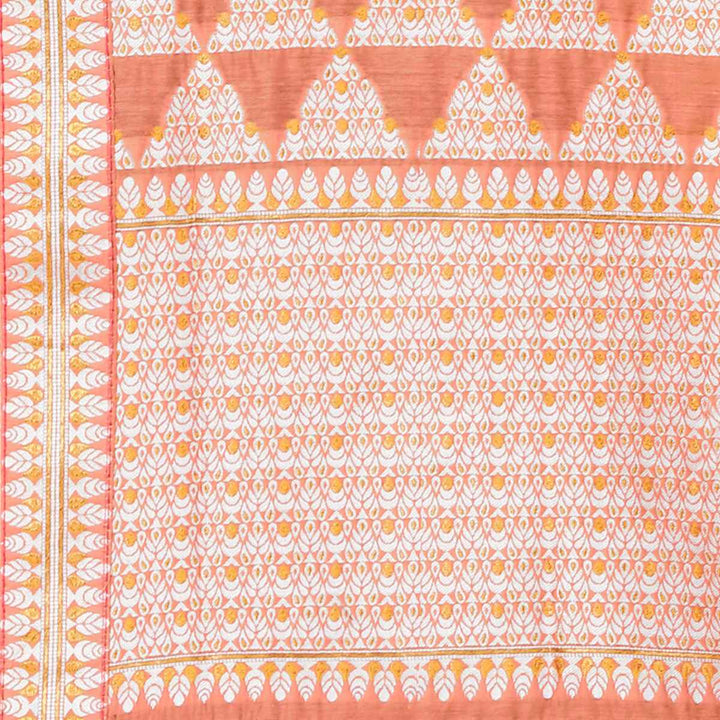 Weaving Dhaga Work AC Cotton* Mekhela Sador - Temple Buta