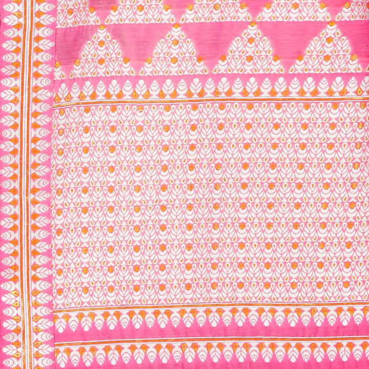 Weaving Dhaga Work AC Cotton* Mekhela Sador - Temple Buta