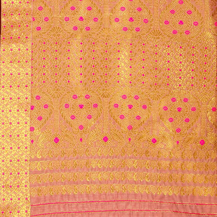 Gold Jari AC Cotton* Mekhela Chador