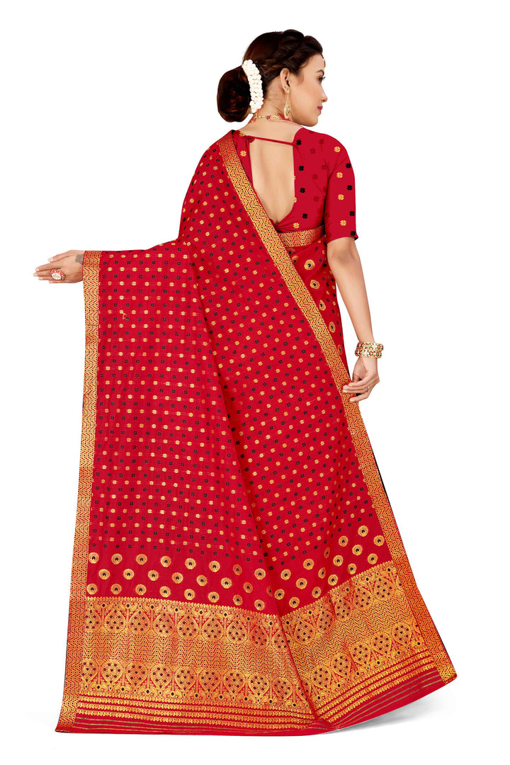 Gold Jari AC Cotton* Mekhela Chador