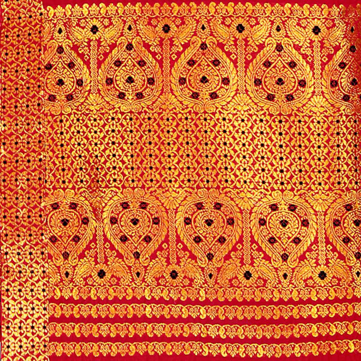 Gold Jari AC Cotton* Mekhela Chador