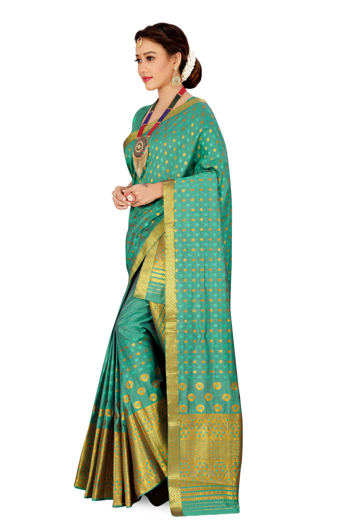 Gold Jari AC Cotton* Mekhela Chador