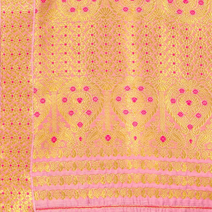 Gold Jari AC Cotton* Mekhela Chador