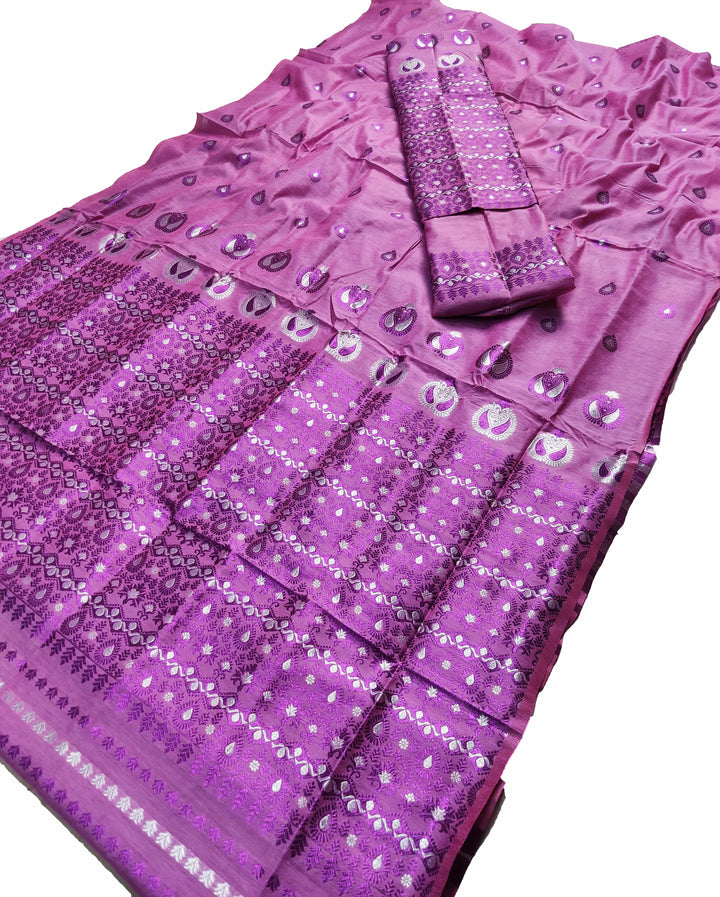 Colouring Jari AC Cotton* Mekhela Sador