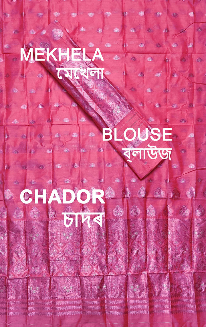 Colouring Jari AC Cotton* Mekhela Sador