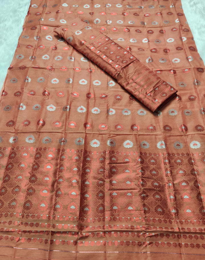 Colouring Jari AC Cotton* Mekhela Sador