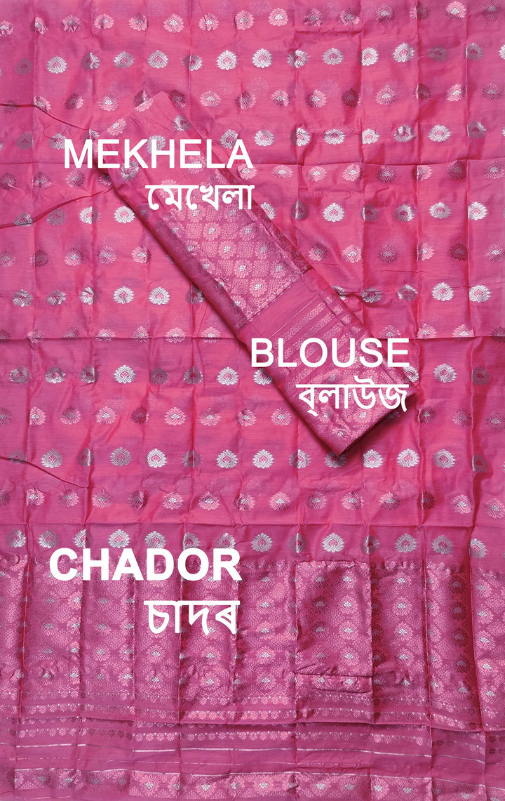 Colouring Jari AC Cotton* Mekhela Sador