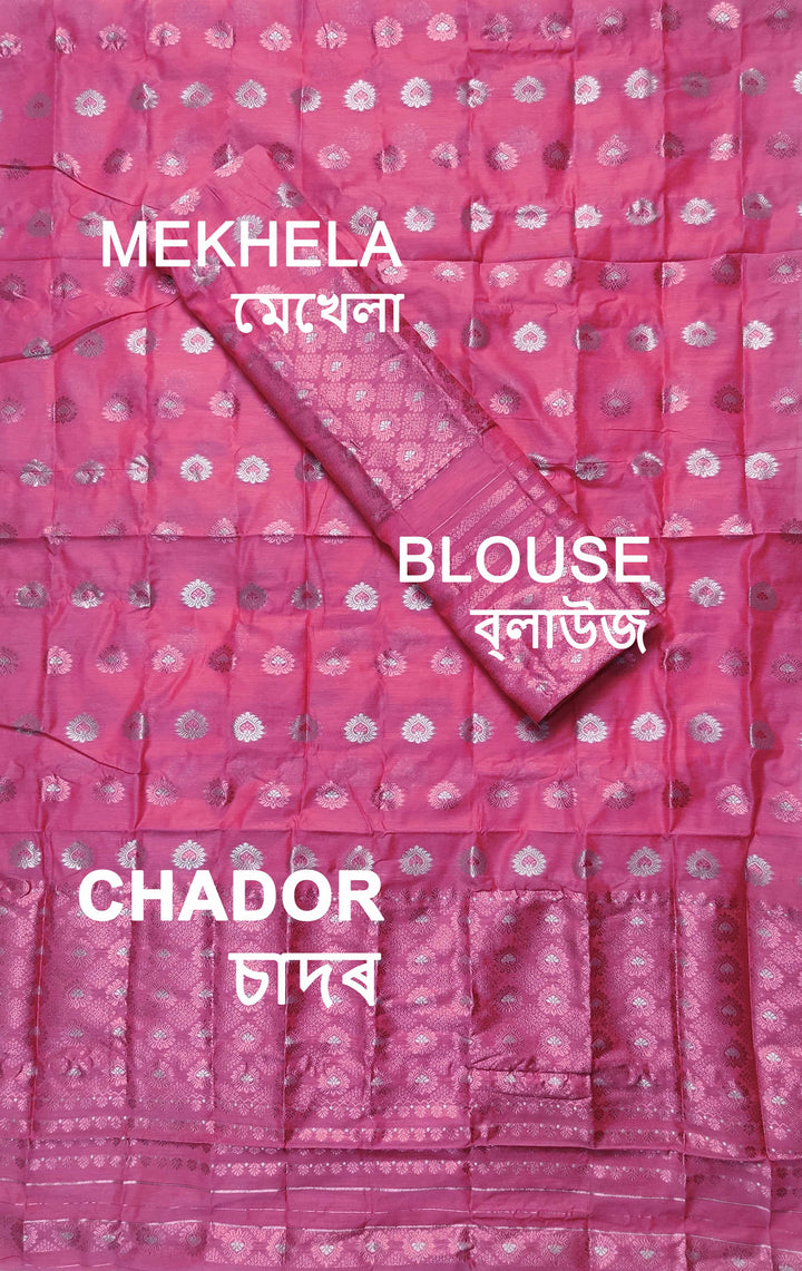 Colouring Jari AC Cotton* Mekhela Sador