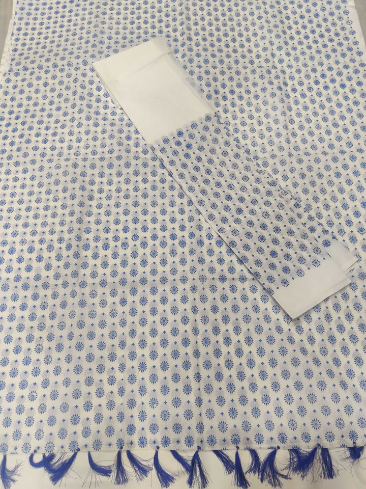 Printed Cotton Blend* Mekhela Sador