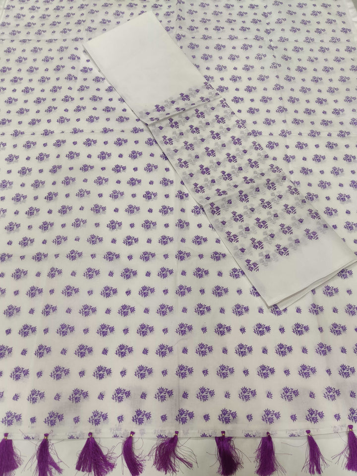 Printed Cotton Blend* Mekhela Sador