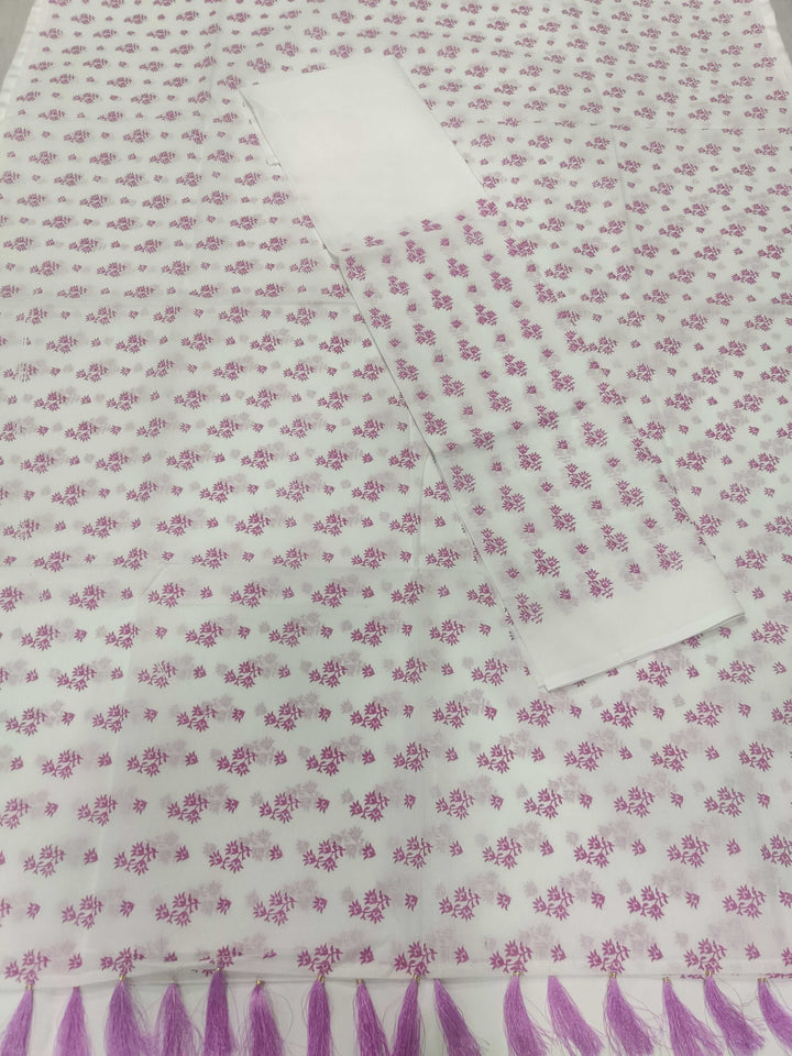 Printed Cotton Blend* Mekhela Sador