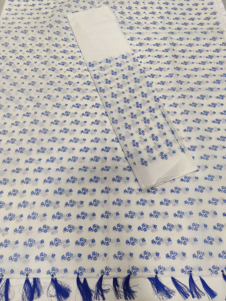 Printed Cotton Blend* Mekhela Sador