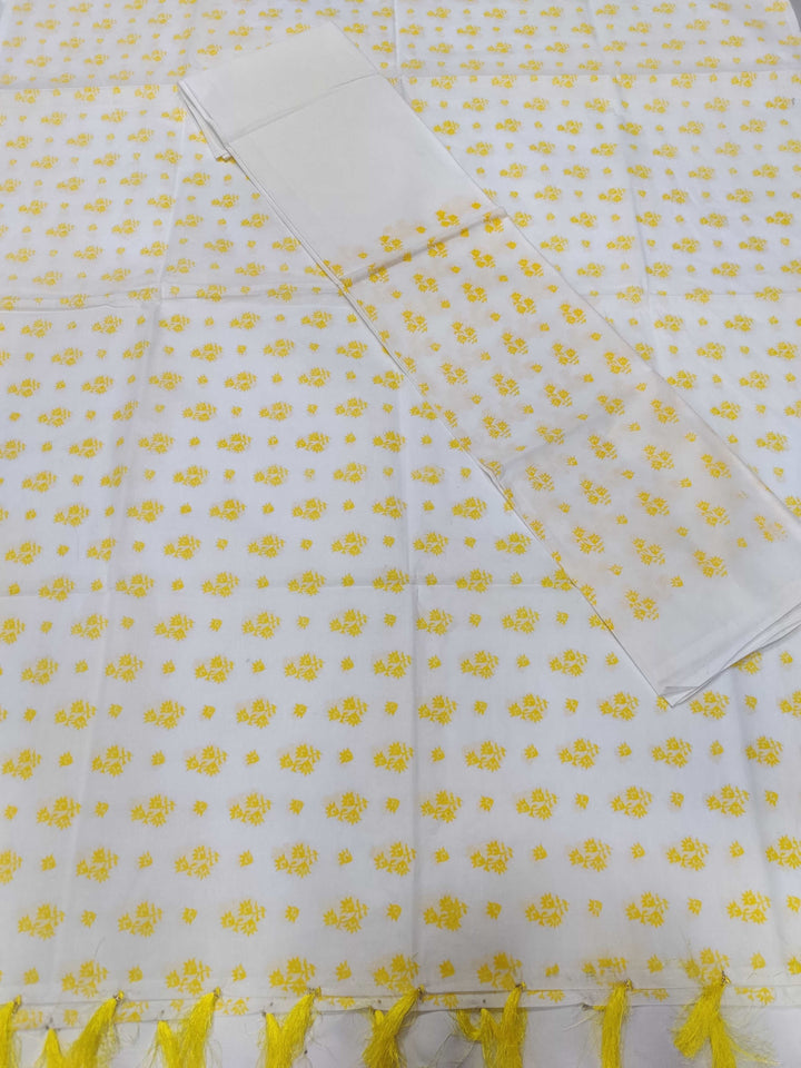 Printed Cotton Blend* Mekhela Sador